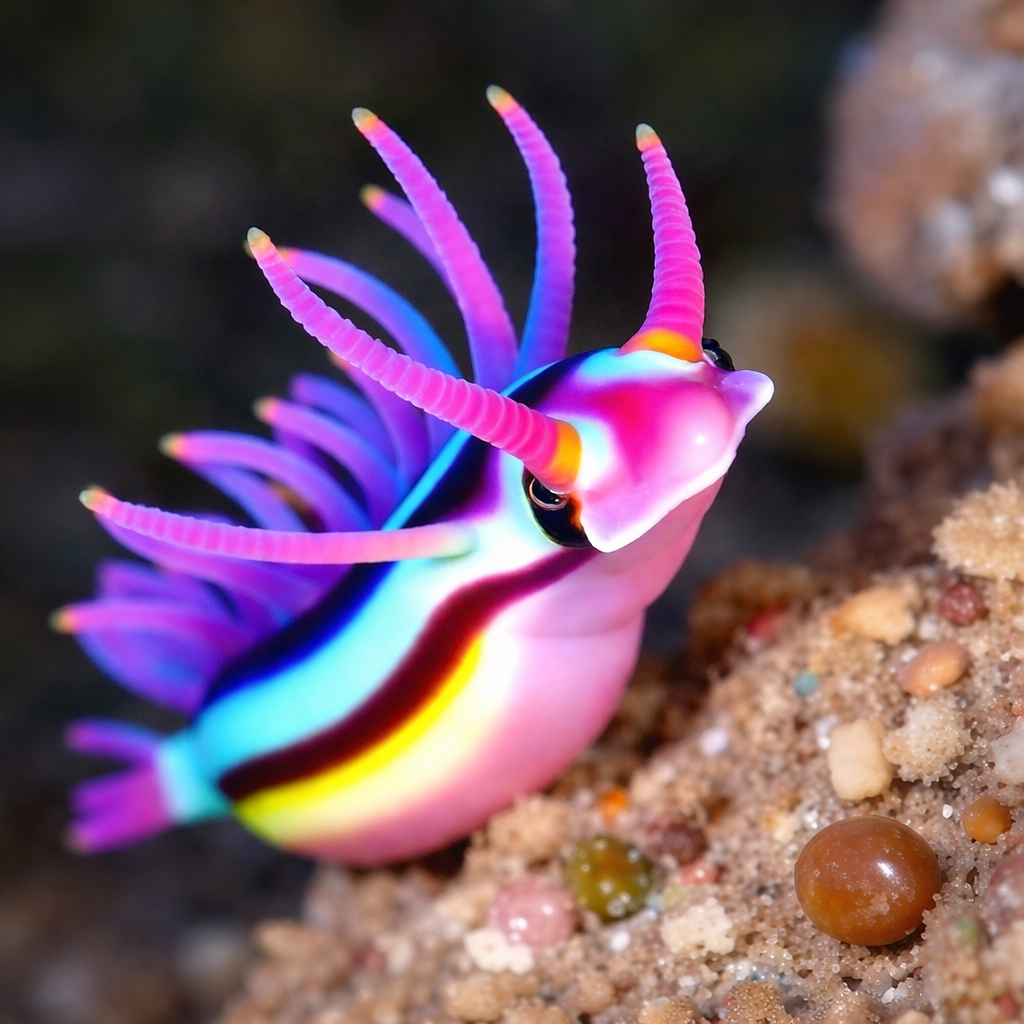 Rainbow-colored-nudibranch-close-up-1-1 “सुंदर रेनबो सी स्लग: प्रकृति के सबसे रंगीन अजूबे के बारे में 15 दिलचस्प तथ्य”