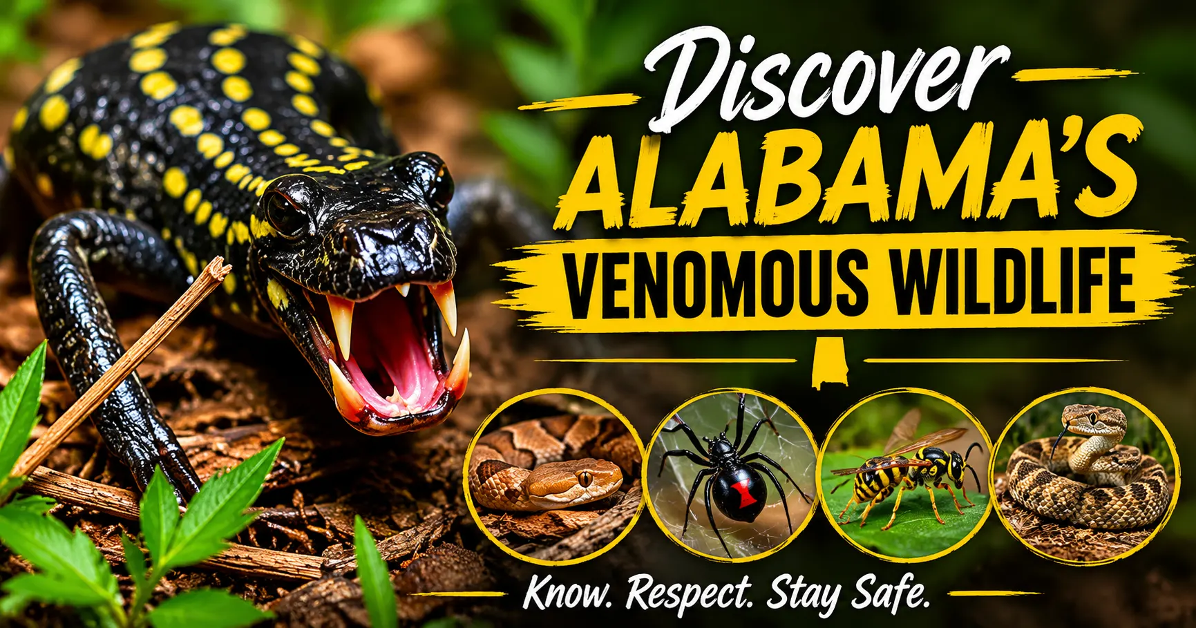 Discover Alabama’s Venomous Wildlife