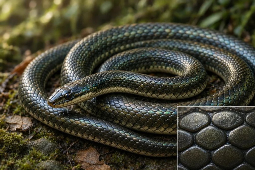 Why is it called an odd-scaled snake?